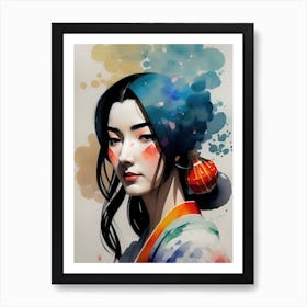 Geisha 107 Art Print