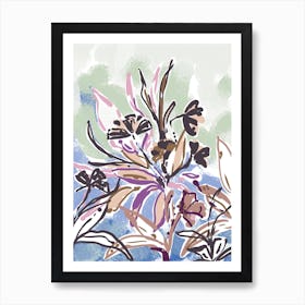 Flowers In The Garden Art Print