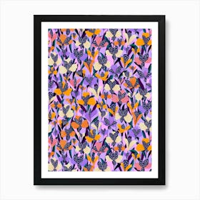 Pansy - Purple Art Print