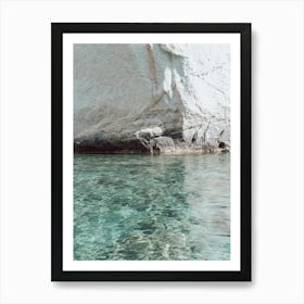 Aqua Reflections, Milos Art Print