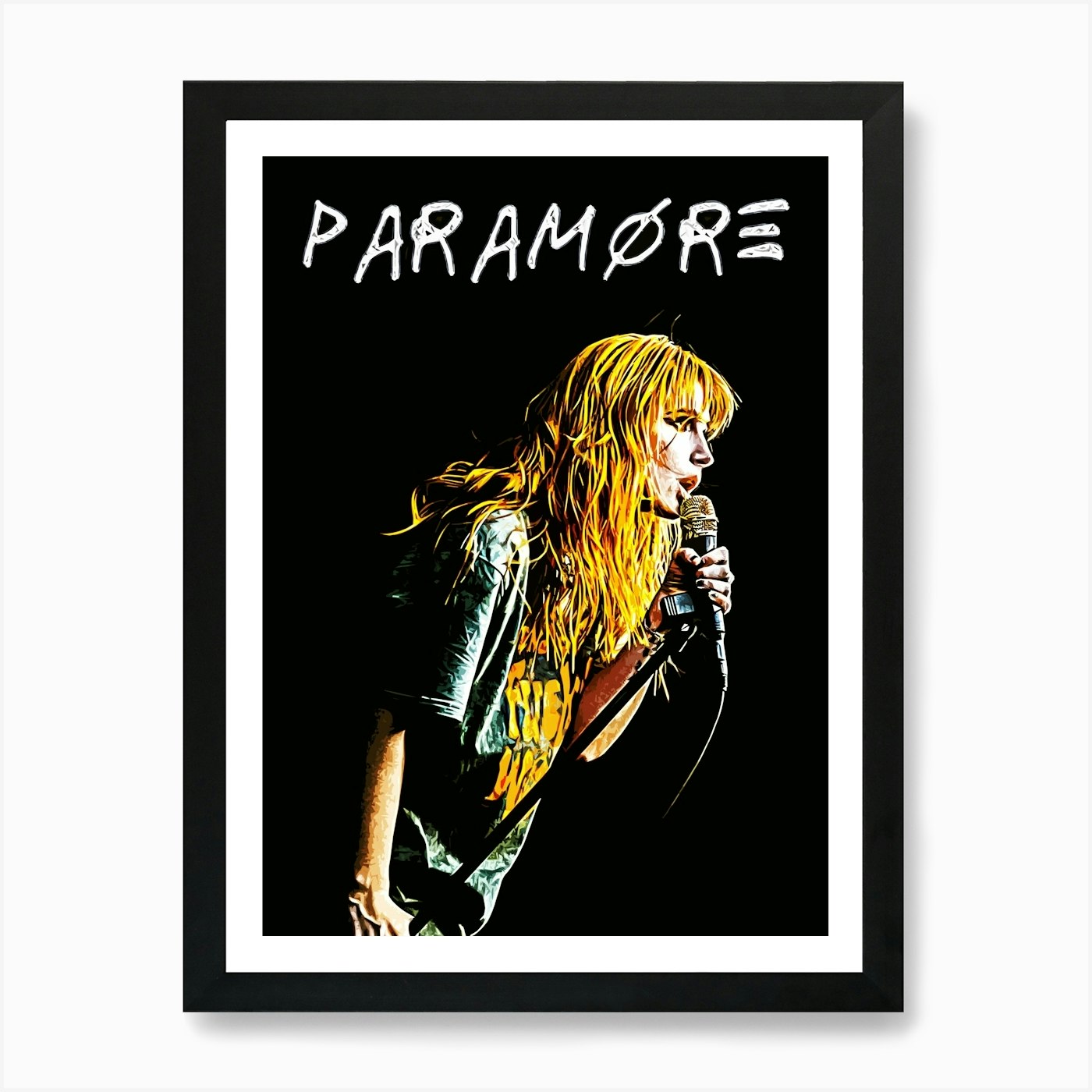 PARAMORE Discography Aesthetic Colour Pallette Album Music Poster Prints