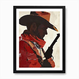 The Cowboy’s Courage 1 Art Print