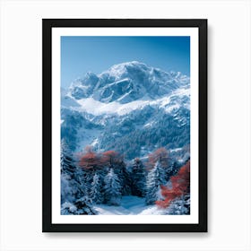 Snowy Mountains Affiche