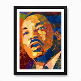 Martin Luther King Jr Art Print