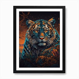 Tiger 18 Art Print