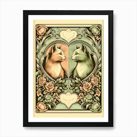 Love Cats Art Print