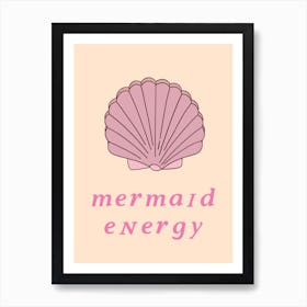 Mermaid Energy Art Print