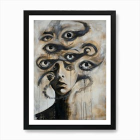 Eyes Of A Woman 2 Art Print