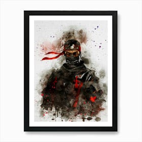 Ghost Of Tsushima Watercolor Art Print