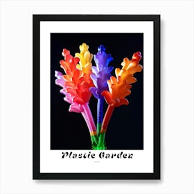 Bright Inflatable Flowers Poster Celosia 1 Art Print