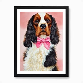 Cocker Spaniel 2 Watercolour Dog Art Print