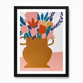 Bouquet Colourful Art Print