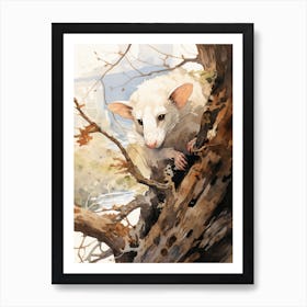 A Realistic And Atmospheric Watercolour Fantasy Character 9 Art Print