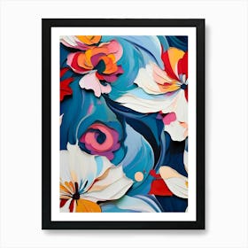 Paper Flowers 10 Art Print