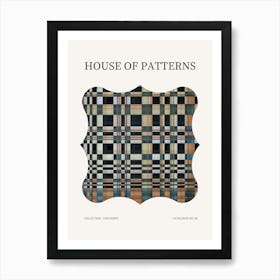 Checkered Pattern Poster 9 Art Print