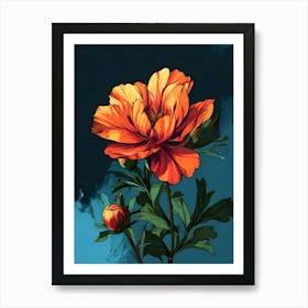 Illustration Art Flower 303495206 2 Art Print