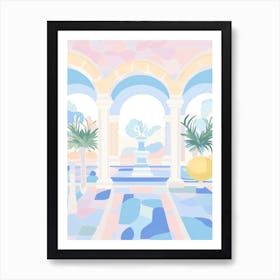 Forte Dei Marmi, Italy Colourful View 1 Art Print