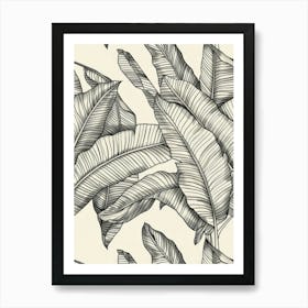 Banana Leaves 9 Art Print