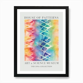 Watercolour Dna 8 House Of Patterns Art Print