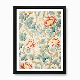 Floral Wallpaper 228 Art Print