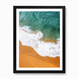 Aerial View Of A Beach 57 Art Print