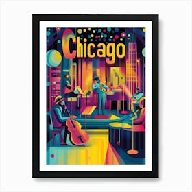 Chicago Jazz 1 Art Print