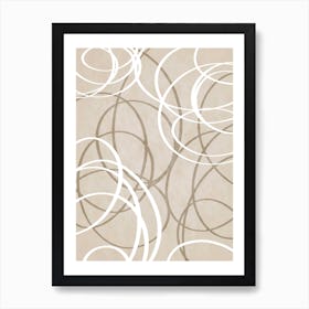 Circles And Swirls 3 Art Print