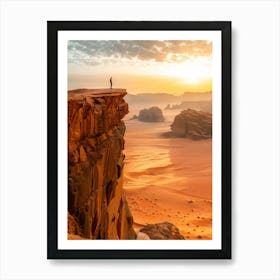 Sunset In Wadi Rum 1 Art Print