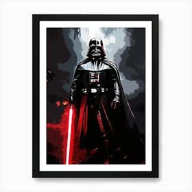 Darth Vader Star Wars movie 6 Art Print