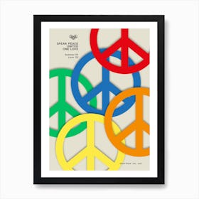 Peace Biscuit 1 Art Print