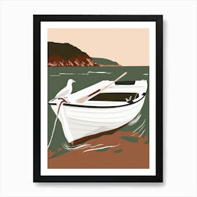 Boat On The Beach 3 Art Print