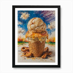 Ice Cream Sundae 23 Art Print