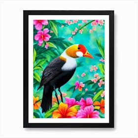 Coot 1 Tropical bird Art Print