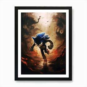 Sonic The Hedgehog 16 Art Print