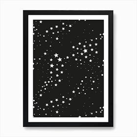 Stars And Square Art Print