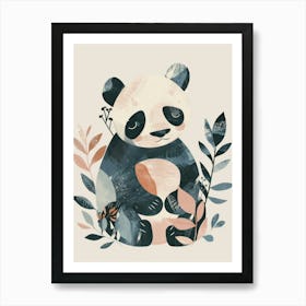 Charming Nursery Kids Animals Panda Bear 1 Art Print