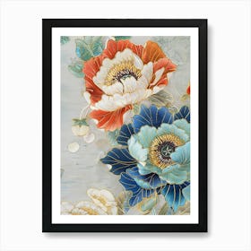 Chinese Flower Painting 90 Art Print