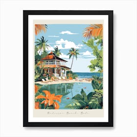 Poster Of Radisson Beach, Bali, Indonesia, Matisse And Rousseau Style 2 Art Print