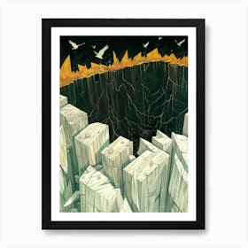 Ice Cave 1 Art Print