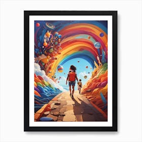 Rainbow In The Sky 1 Art Print