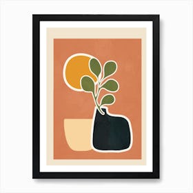 Branches In The Vase Design 2 Art Print