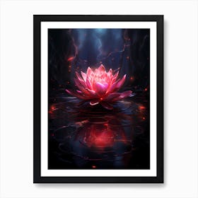 Lotus Flower 3 Art Print