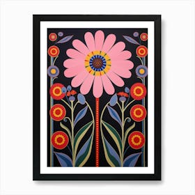 Flower Motif Painting Cosmos 7 Art Print