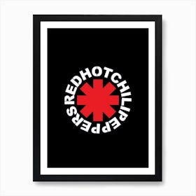 Red Hot Chili Peppers Logo Art Print