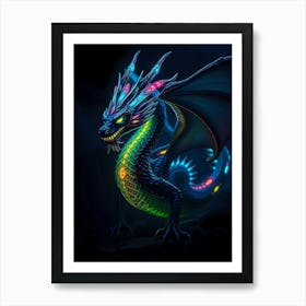 Dragon Hd Wallpaper Art Print