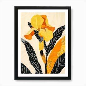 Yellow Iris Art Print