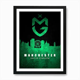 Manchester Giants Art Print