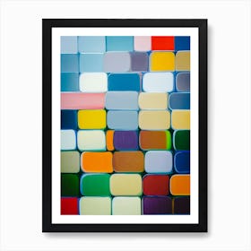Squishy Blocks Color Bricks Art Print