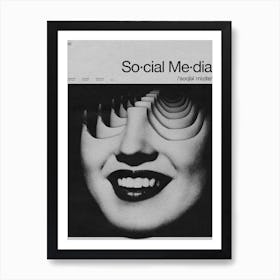 Social Media Art Print