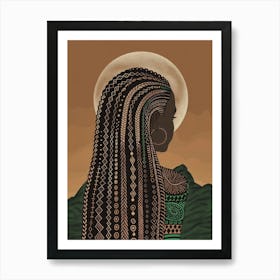 African Woman 204 Art Print